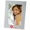 Lecce - Brushed Silver Metal Photo Frame (4"x6")